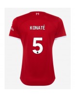 Liverpool Ibrahima Konate #5 Domácí Dres pro Dámské 2023-24 Krátký Rukáv